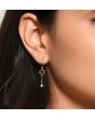 The Cascading Clover Earrings