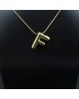 Bold ‘F’ Initial Pendant
