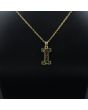 Gemstone Initial ‘I’ Necklace