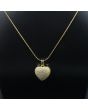 Pavé Pearl Heart Locket