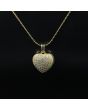 Pavé Pearl Heart Locket