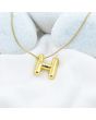 Bold ‘H’ Initial Pendant