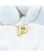 Bold ‘P’ Initial Pendant