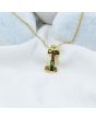 Gemstone Initial ‘I’ Necklace