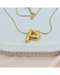 Bold ‘P’ Initial Pendant