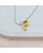 Bold ‘F’ Initial Pendant