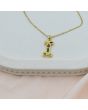 Gemstone Initial ‘I’ Necklace