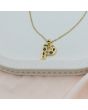 Gemstone Initial ‘P’ Necklace