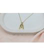 Gemstone Initial ‘A’ Necklace