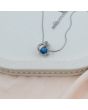 Sapphire Teardrop Necklace