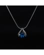 Sapphire Teardrop Necklace