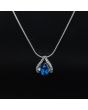 Sapphire Teardrop Necklace