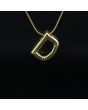 Bold ‘D’ Initial Pendant