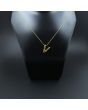 Bold ‘V’ Initial Pendant