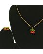 Cherry Charm Pendant Set