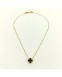 Midnight Clover Necklace