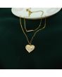 Radiant Heart Duo Necklace