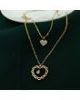 Layered Love Heart Necklace