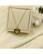 Om Heart Necklace