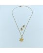 Minimalist Flower Pendant Set