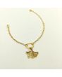 Ginkgo leaf & Pearl Bracelet