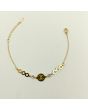 Golden Medallion Bracelet