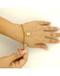 Gold Padlock Bracelet