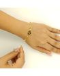 Golden Medallion Bracelet