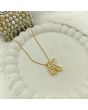 Dazzling Initial 'K' Necklace