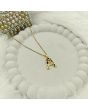 Gemstone Initial ‘A’ Necklace