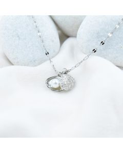 Pearl Shell Charm Necklace