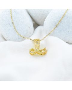 Dazzling Initial 'L' Necklace