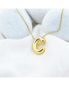 Bold ‘C’ Initial Pendant
