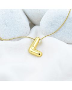 Bold ‘L’ Initial Pendant