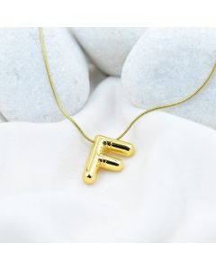 Bold ‘F’ Initial Pendant