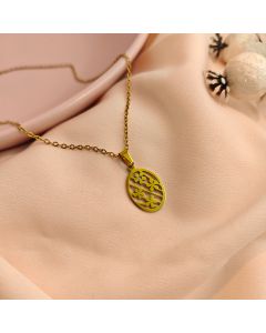 Blooming Oval Necklace