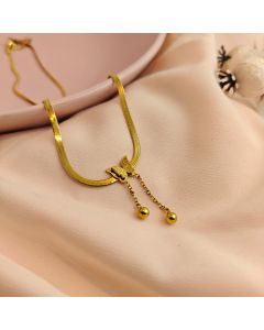 Butterfly Drop Necklace