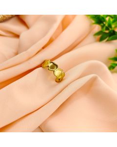 Delicate Heart Row Ring