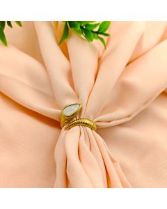 Pearly Teardrop Ring