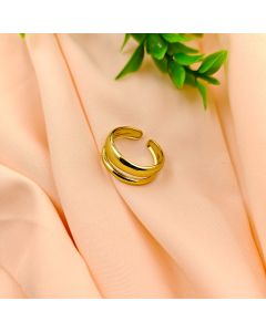 Minimalist Double-Band Ring