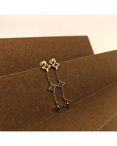 Black Clover Dangle Earrings