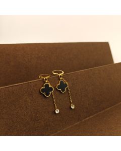 The Cascading Clover Earrings