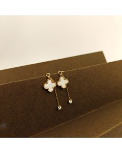 The Dainty Clover Drop Earrings