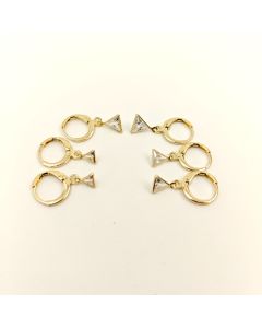 Geometric Prism Earring Set