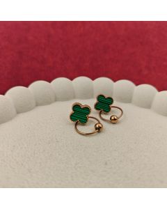 Playful Elegance Clover Earrings