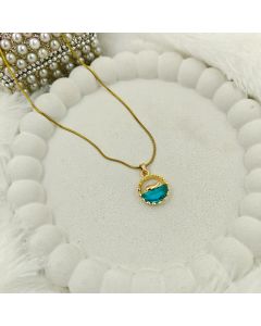 Serene Ocean Wave Pendant