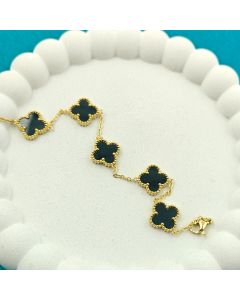 Black Clover Motif Bracelet