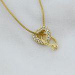 Interlocked Love Circle Necklace – Anti Tarnish Gold Plated
