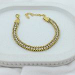 Luxe Braided Sparkle Bracelet