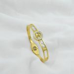Elite Halo Circle Cuff – Anti Tarnish Gold Plated